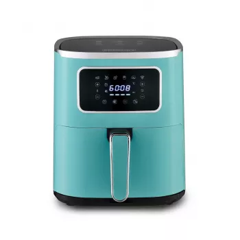Kuumaõhufritüür HEINRICH'S HFR 8216 — 5,0 l, 1450 W, roheline, puutetundlik juhtimine, LED-ekraan