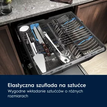 Täielikult sisseehitatav nõudepesumasin Electrolux EEM43201L, kitsas 45 cm, 10 komplekti, 46 dB, inverter