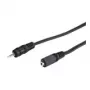 Wentronic Goobay 2,5 mm pistikupikenduskaabel, must, 2 m – 2,5 mm pistik (3-kontaktiline, stereo) > 2,5 mm pesa (3-kontaktiline, stereo) (50458)