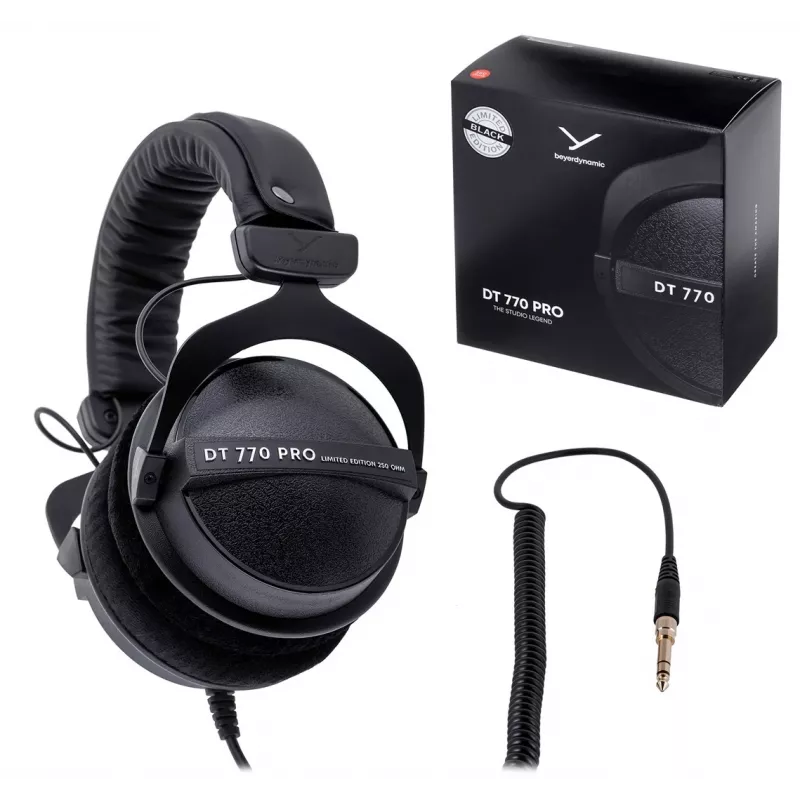 Kõrvaklapid Beyerdynamic DT 770 PRO 250 OHM Must Limited Edition