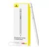 Stylus Baseus Smooth Writing Series pistiklaadimisega Lightning, valge