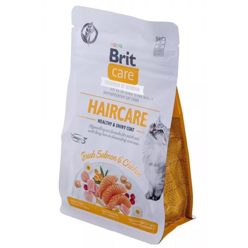 BRIT Care Grain Free Haircare Healthy & Shiny Coat - kuiv kassitoit - 400 g