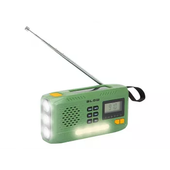 Kaasaskantav AM/FM päikeseraadio BLOW RA13 77-551# — kerge, akudeta päikeseenergial laadimine