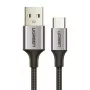 Ugreen USB-A/USB-C QC 3.0 3A 2m US288 kaabel (hall)