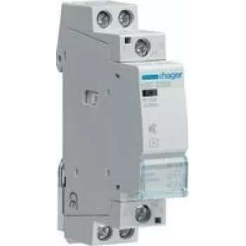 Elektriline relee Hager ESC225S, 230 V AC sisend, 25 A kontakti voolutugevus, Hall, 17,85×60×83 mm