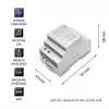 QOLTEC DIN-liistu toiteplokk 24V 2.5A 60W hall