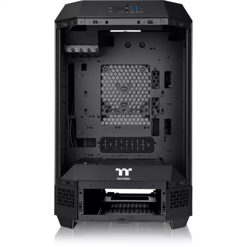 Thermaltake the Tower 300 Black Micro Tower karastatud klaasiga PC mängukorpus