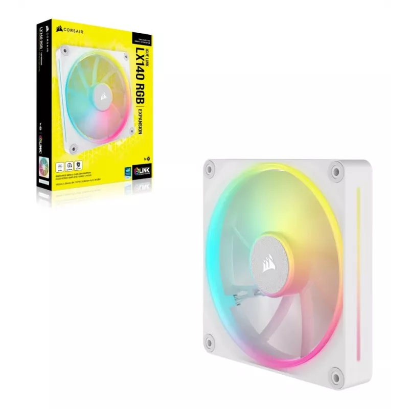 Corsair CO-9051031-WW ventilaator 14 cm 350-2000 p/min valge