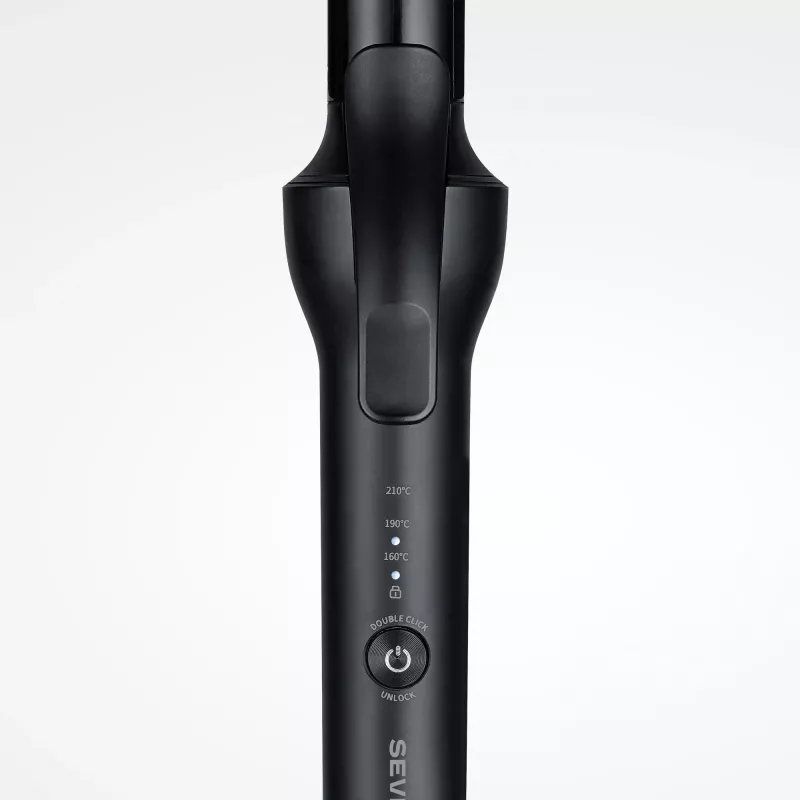 Juukse sirgendaja SEVERIN LS 0822 — Sooja tehnoloogiaga, 250 W, min 130 °C, keraamilised plaadid, 2,8 m juhe, must/hall