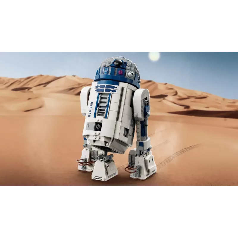 LEGO ehitatav droid R2‑D2 komplekt 75379 — 1050 osa, 10+ aastat, 160×110×240 mm, 0,24 kg