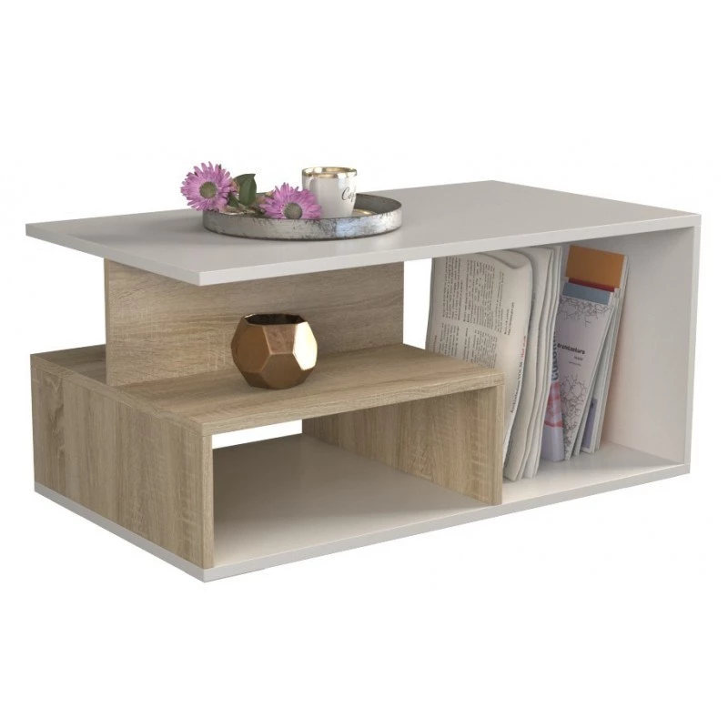 Topeshop PRIMA SON MIX kohvi- / külg- / otsalaud, kohvilaud, vabakujuline, 1 jalg
