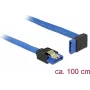 SATA-kaabel DeLOCK 84999 1 m SATA 7-kontaktiline Must Sinine
