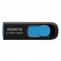 ADATA DashDrive UV128 128 GB USB-mälupulk, USB Type-A, 3.2 Gen 1 (3.1 Gen 1), must, sinine