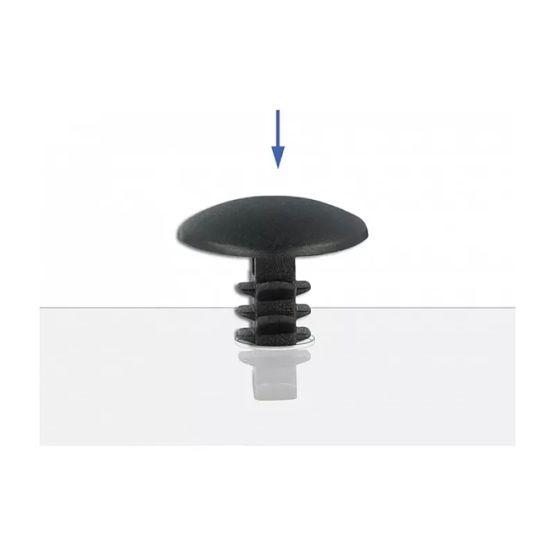 Kuuseklambrid DeLOCK 60188 must nailon 10 tk