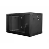 Seinale paigaldatav kapp LANBERG WF01-6406-10B, 6U, 19 tolli, 600×374×450 mm, must, 60 kg