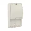 Harukarp DELOCK 86262 seinale paigaldatav ühenduskarp, 82×120×31 mm, valge