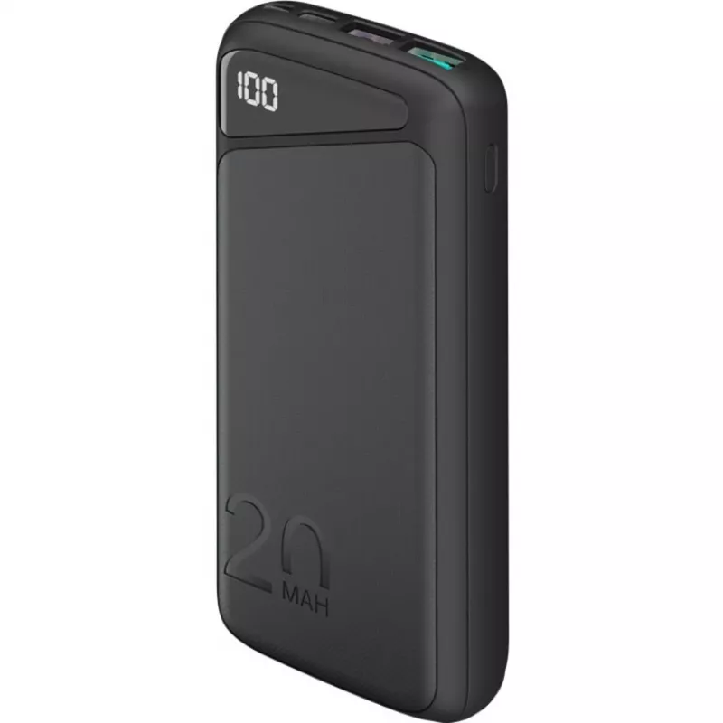 Kiirlaadimisakupank 20 000 mAh (must, PD, Quick Charge 3.0, Super Charge)
