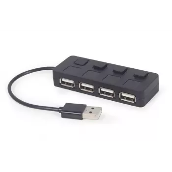 USB 2.0 liidese jaotur Gembird UHB-U2P4-05 nelja USB-pordiga