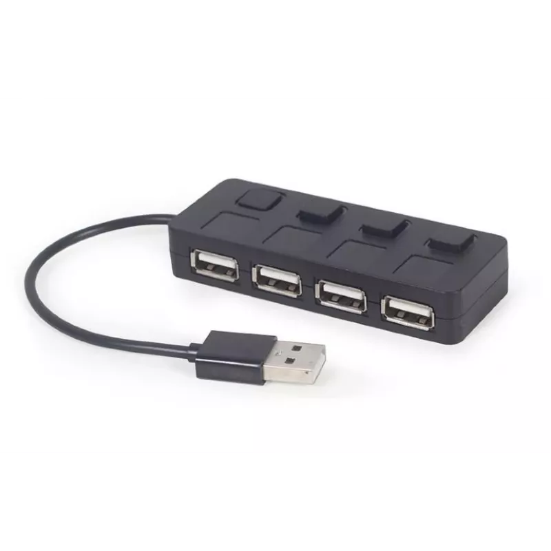 USB 2.0 liidese jaotur Gembird UHB-U2P4-05 nelja USB-pordiga