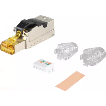 helos võrgupistik RJ-45 M varjestatud Cat 8.1 kiirete Ethernet-ühenduste jaoks