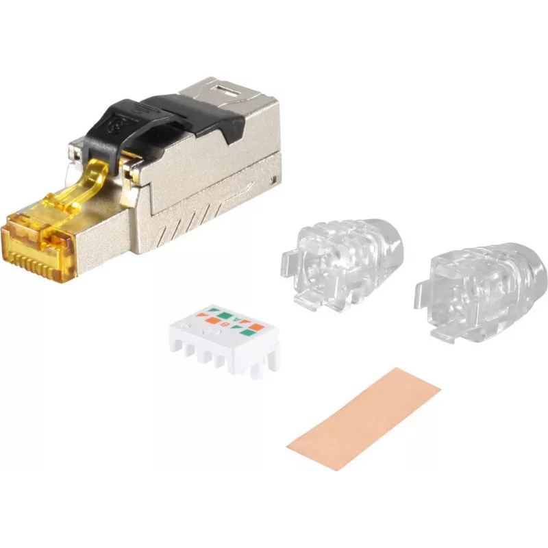 helos võrgupistik RJ-45 M varjestatud Cat 8.1 kiirete Ethernet-ühenduste jaoks