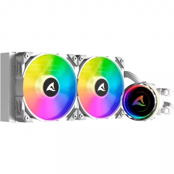S80 RGB White AIO 240mm, Liquid Cooling White