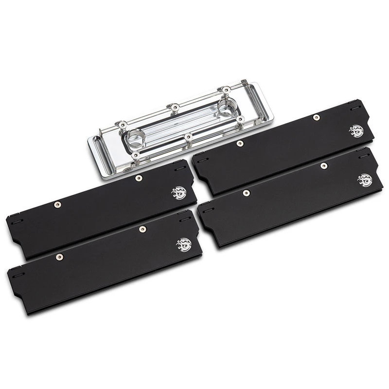 Bitspower Memory Cooler, DDR5, läbipaistev, kahepoolne - 4 DIMMS