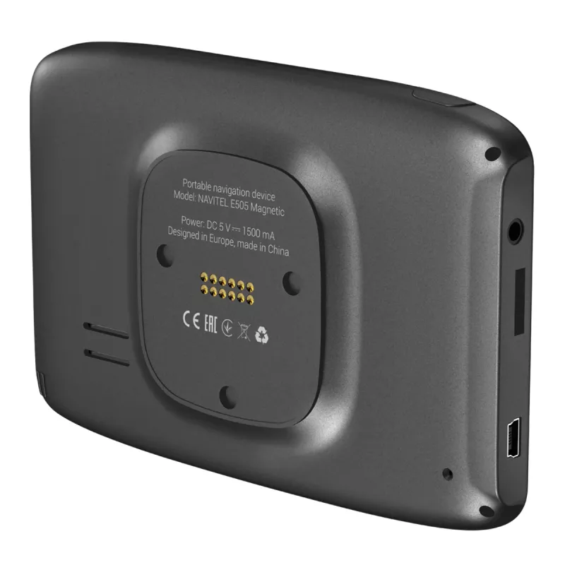 GPS-navigaator Navitel Navitel E505 Magnetic — 5-tolline TFT-puuteekraan, 8 GB, MicroSD, käeshoitav/statsionaarne, 161 g