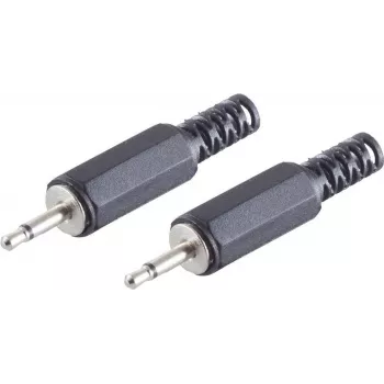 Juhtmepistik ShiverPeaks BS51300-2 2,5 mm Must Isane 2 tk