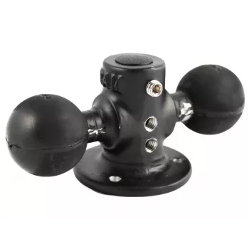 RAM Mounts ümmargune kahe kuuli alus - C-kuul (1.5), polükotis (RAM-217-1U)