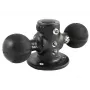 RAM Mounts ümmargune kahe kuuli alus - C-kuul (1.5), polükotis (RAM-217-1U)