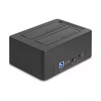 DeLOCK USB kahekordne dokkimisjaam 2 x SATA HDD SSD kloonimisfunktsiooniga ja kaardilugejaga