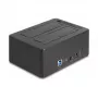 DeLOCK USB kahekordne dokkimisjaam 2 x SATA HDD SSD kloonimisfunktsiooniga ja kaardilugejaga