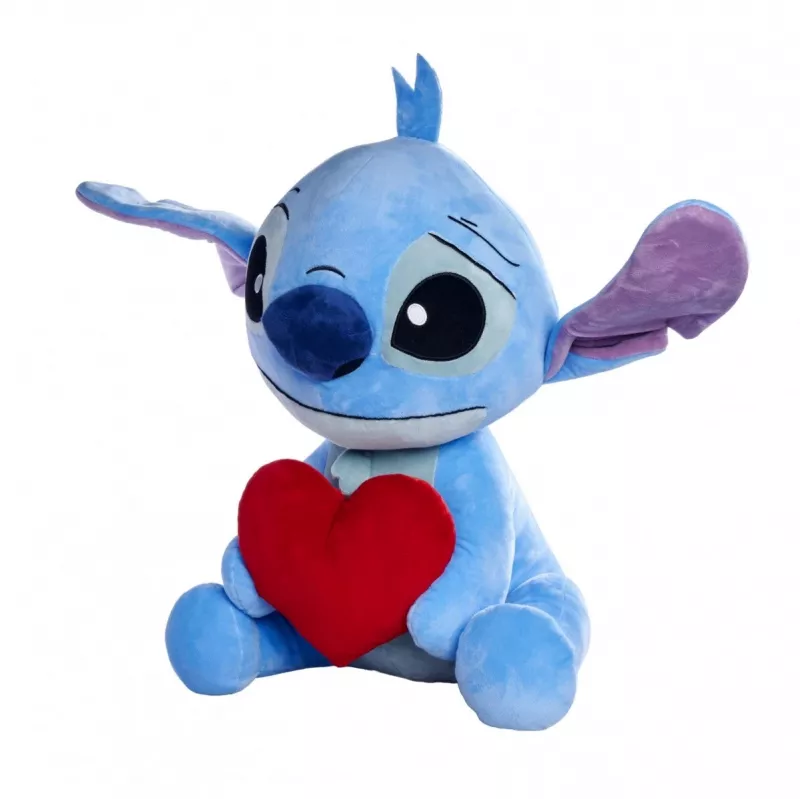 Pehme mänguasi SIMBA Stitch südamega 50 cm, pehme kaisukas