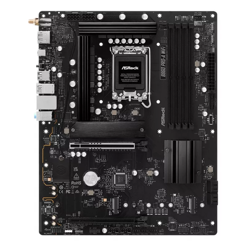 ASRock B860 Pro-A WiFi emaplaat