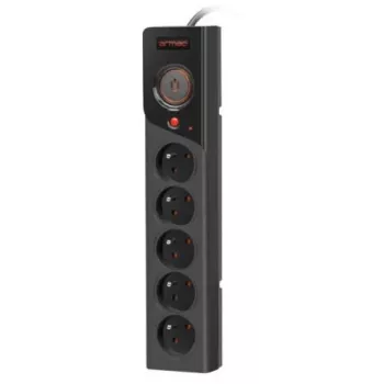 Pikendusjuhe Armac Z5 Must 5 vahelduvvoolu pistikupesa 250 V 5 m