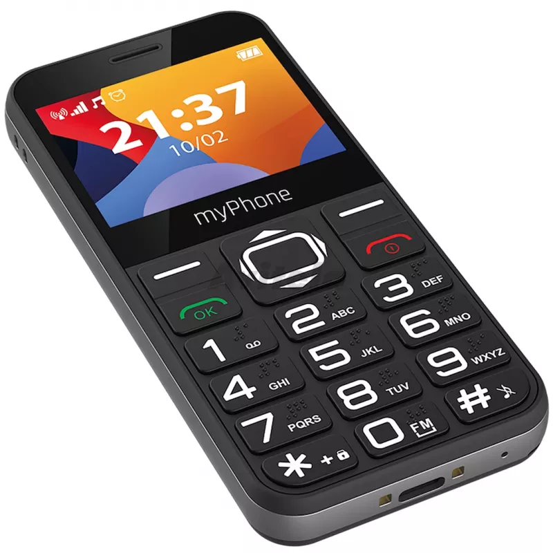 Mobiiltelefon MyPhone HALO 3 Must, 6,3 tolli