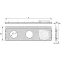 Schroffi ventilaatorimoodul 84HP 220D CPL. (24572411)
