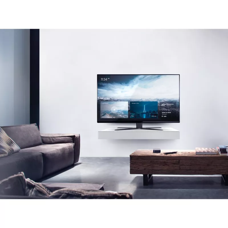 One For All lauaalus Base TV Holder SOLID – Sobib kõikidele 32–65-tollistele teleritele – LCD/LED/plasma/OLED/QLED – pööratav (90°) kallutatav (15°) – kõrgus reguleeritav – VESA 60