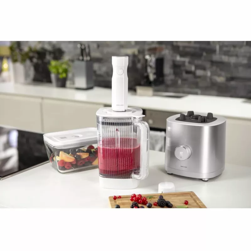 Vaakumpakendaja ZWILLING FRESH & SAVE valge pump, aku 3,7 V, MicroUSB laadimine, 190×50×50 mm, 330 g