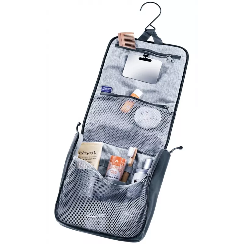 Reisitarvete kott DEUTER Wash Center II, kompaktne korraldaja tualett-tarvetele, must
