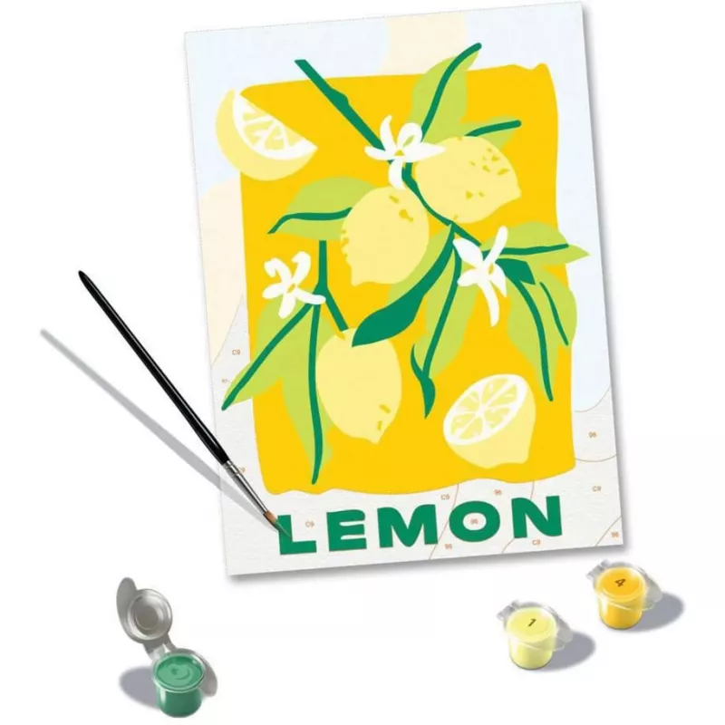Ravensburger CreArt maalimiskomplekt – Sidrunid (disain 25515) lõuendimaali projektidele