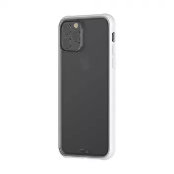 Kaitsev telefonikott Devia Soft Elegant põrutuskindel iPhone 11 Pro Max jaoks, valge, soft-touch, lööke neelav