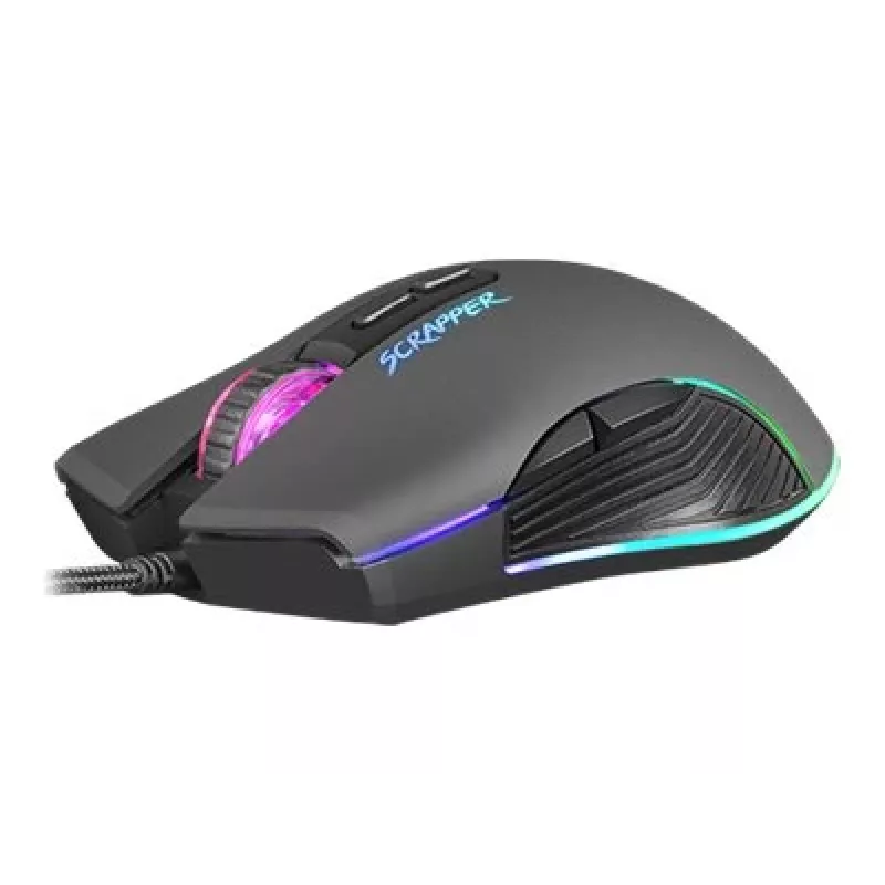 FURY Scrapper mängurihiir, mõlemakäeline, USB Type-A, optiline, 6400 DPI