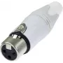 Neutrik NC3FXX-WT - XLR - must - roostevaba teras - valge - pronks - polüamiid - polüoksümetüleen (POM) - polüuretaan - tsink - IP40 - 2,5 mm² - 1,5 V (NC3FXX-WT)