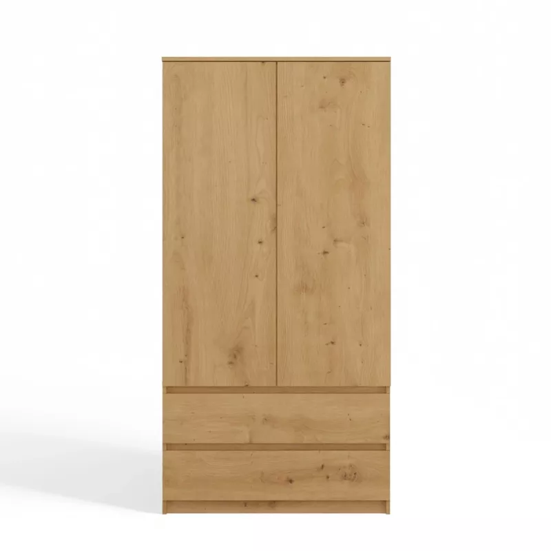 Topeshop SZAFA MALWA ART bedroom wardrobe/closet 5 shelves 2 uks(s) tamm