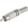 Cinch (RCA) pistik ShiverPeaks 6 mm metall 52000-S