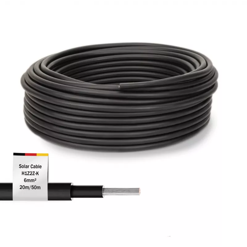 Kaabel Digitus DK-SCIC6B-0500 50m 6mm² Must UV-kindel