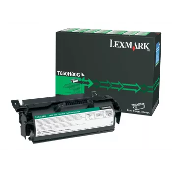 Toner Lexmark T650H80G 30000 lehekülge must