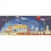 Pusle Ravensburger Panorama Night in Berlin 1000 tk, panoraamformaadis